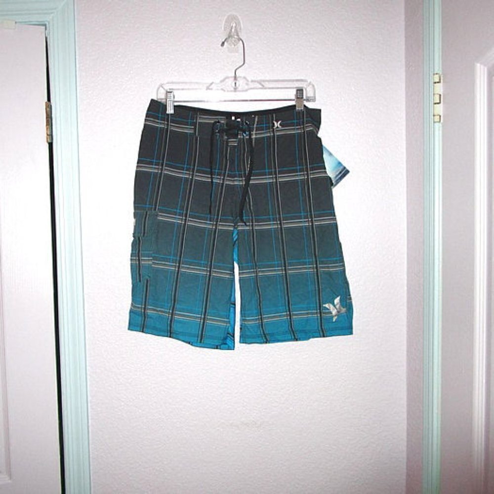Hurley Board Shorts Mens Size 30 Puerto Rico Phantom 60 Surf Swim Trunks NWT
